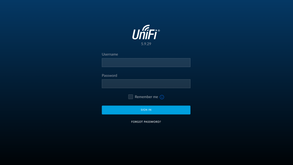 unifi controller login